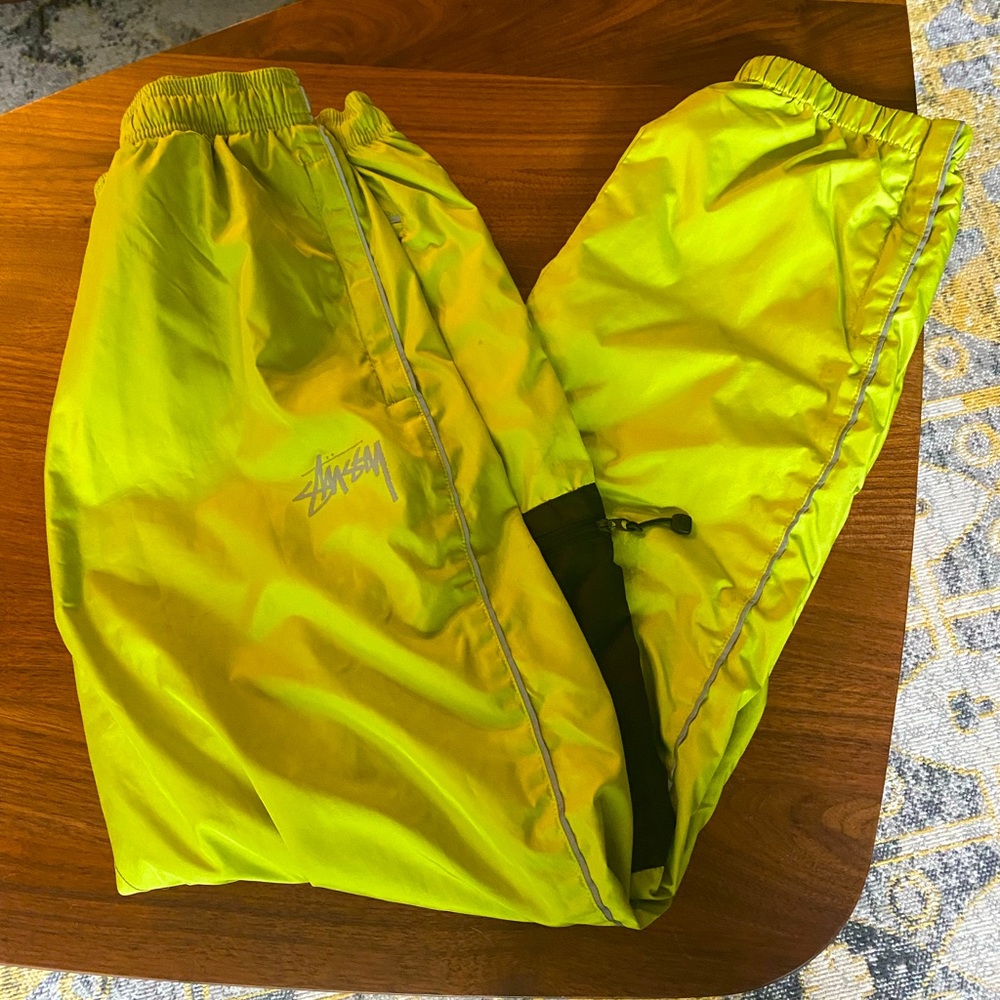 Stussy Green Track Pants Size Small